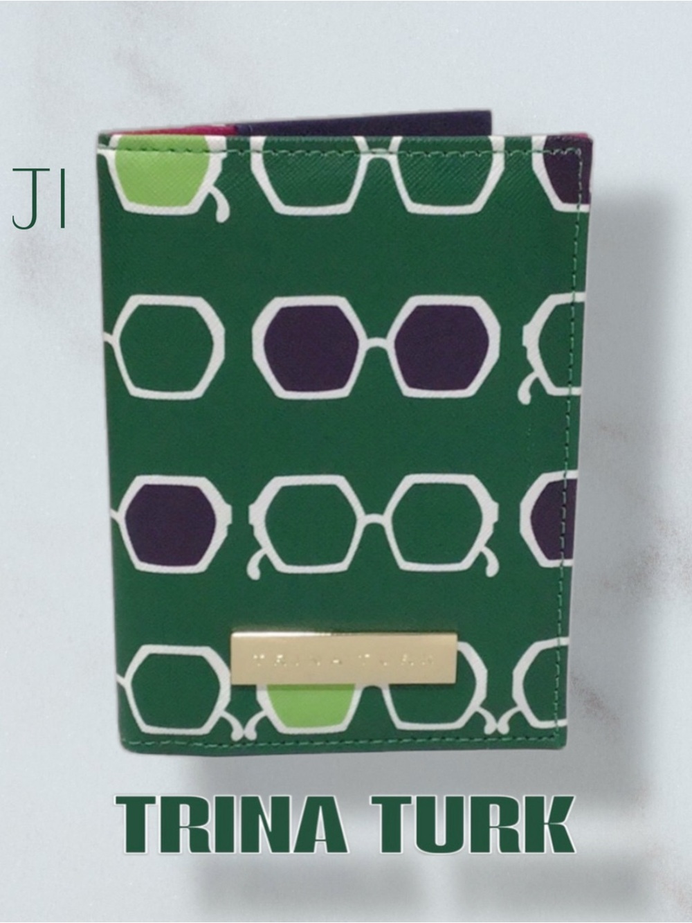 TRINA TURK Travel Wallet Passport Case NWT